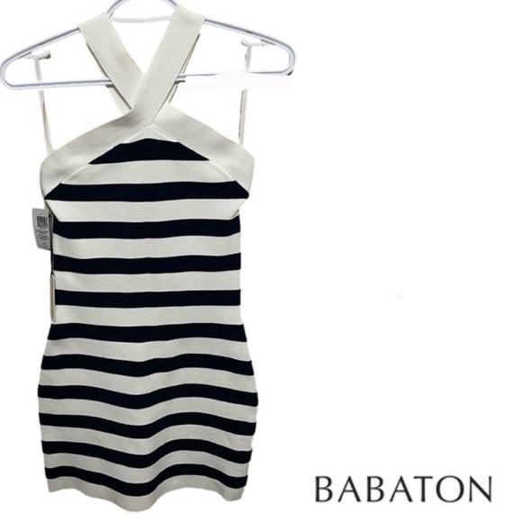 BABATON Sculpt Knit Criss Cross Dress - Picture 1 of 9